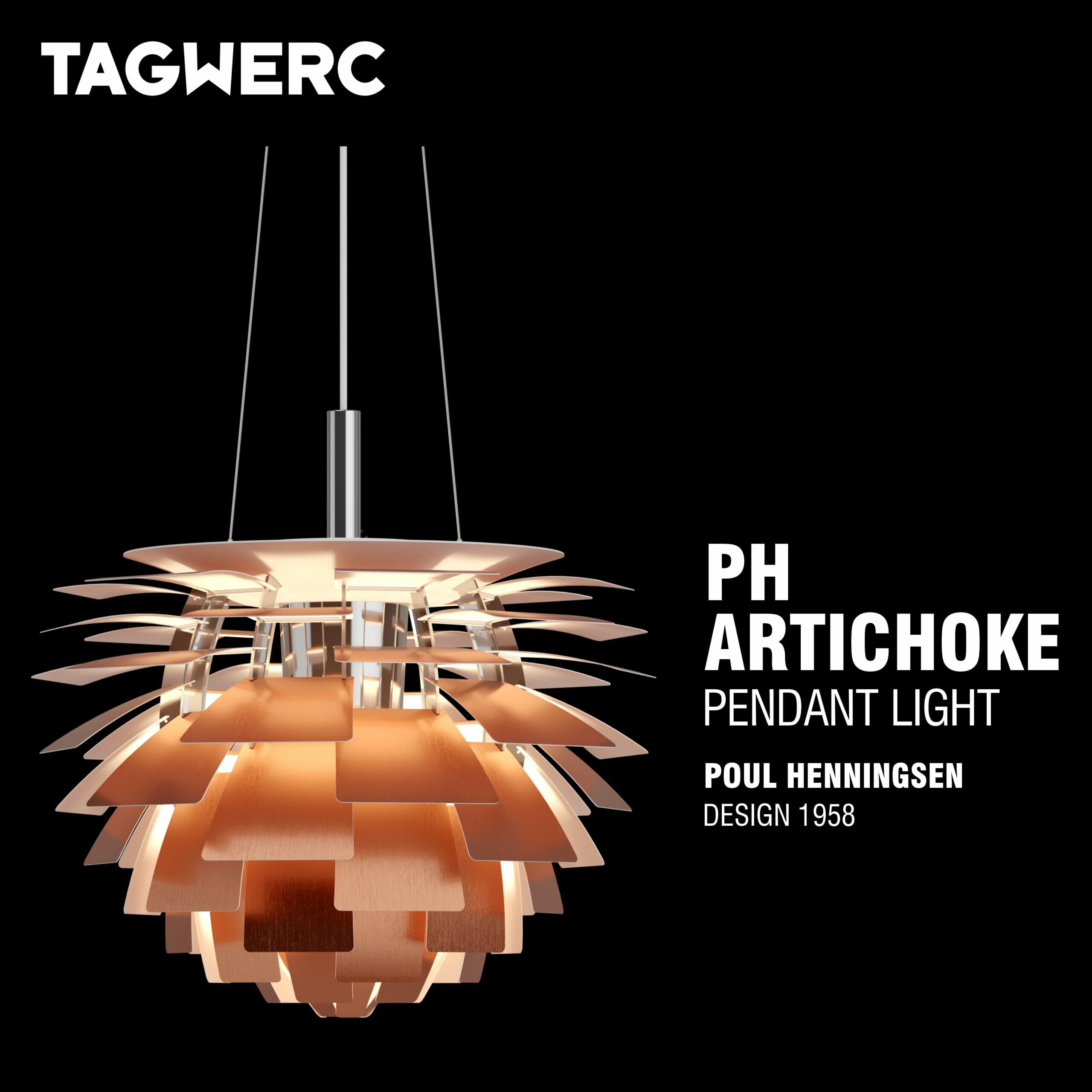 Louis Poulsen PH Artichoke Pendant - Copper